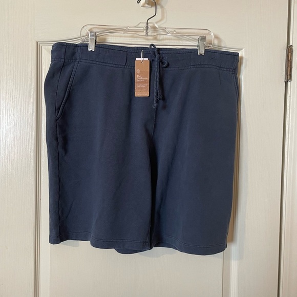 Outerknown California Series Organic Cotton Sweat Shorts MRN Blue Men's Size XL - Picture 6 of 7